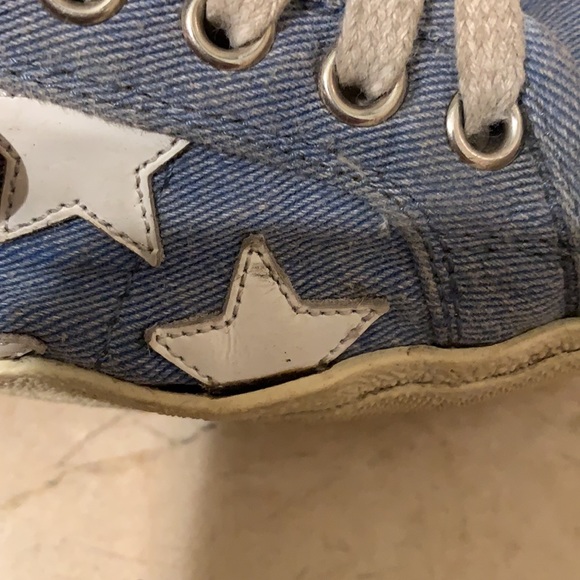 Yves Saint Laurent court star denim sneakers - Picture 5 of 5